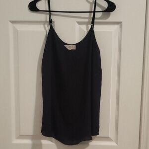 Pink Republic Black Sleeveless Fitted Camisole
